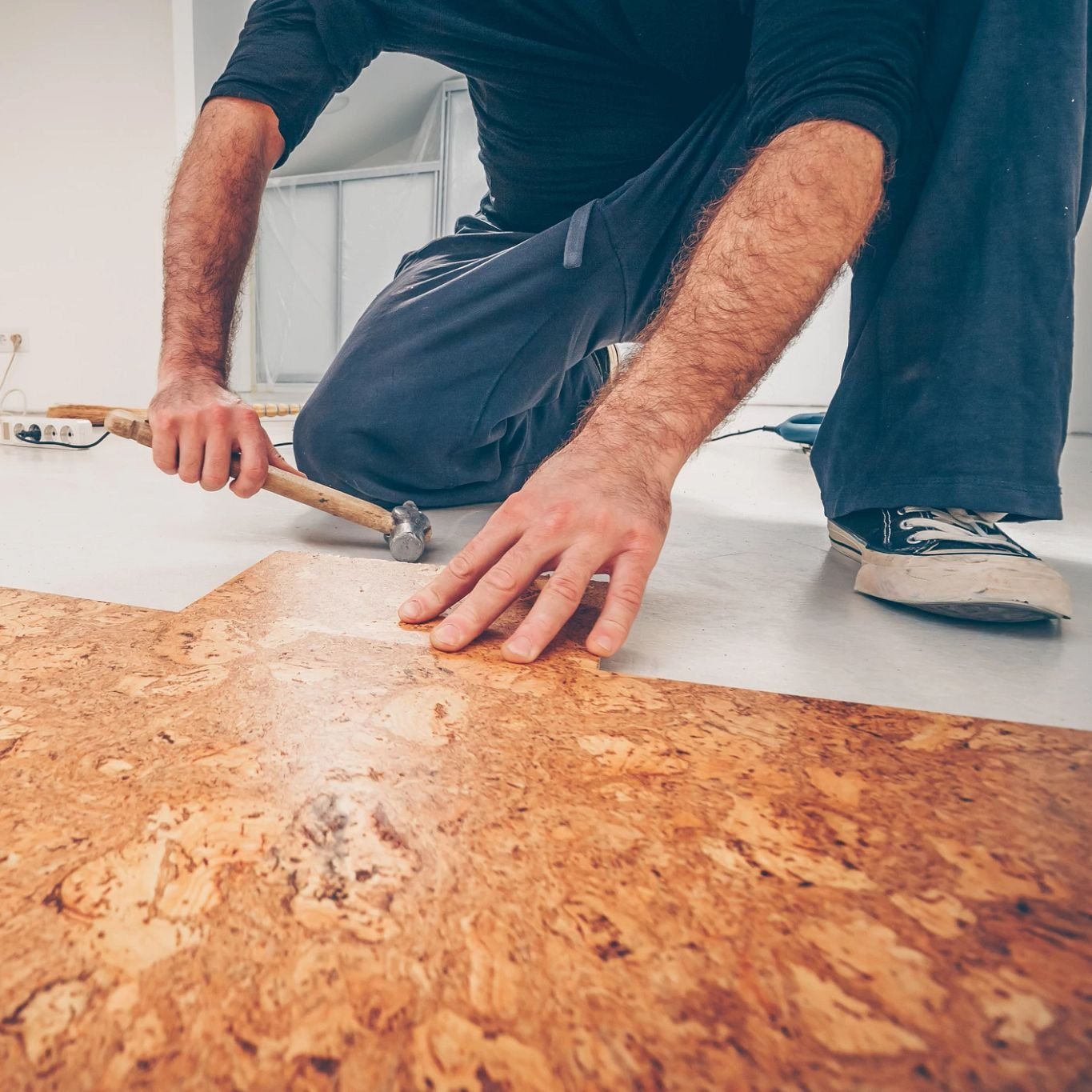 Cork floor